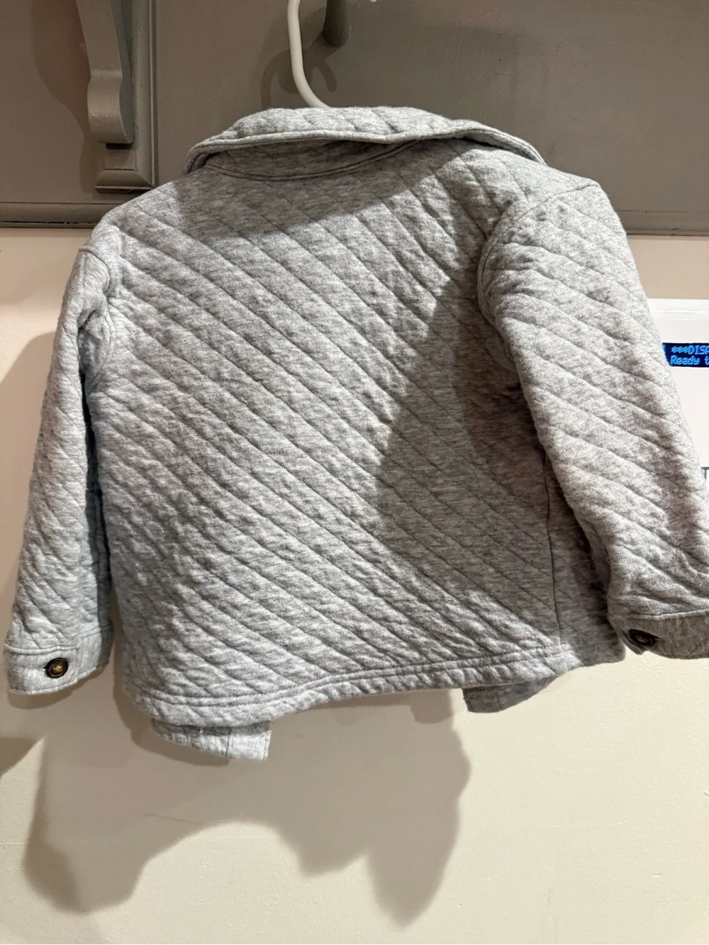 Carter's Quilted Light Gray Toddler Jacket